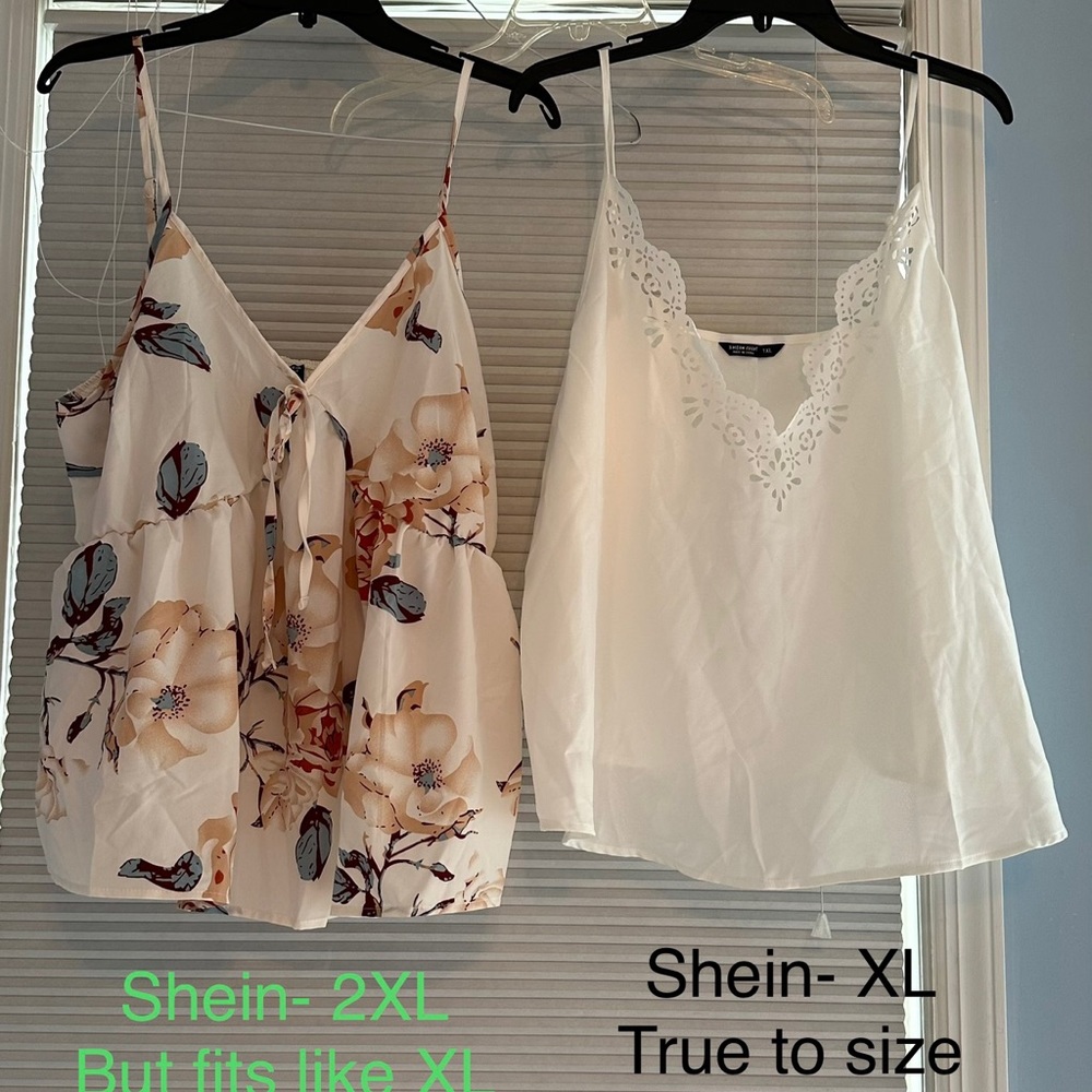 Shein tops, size XL